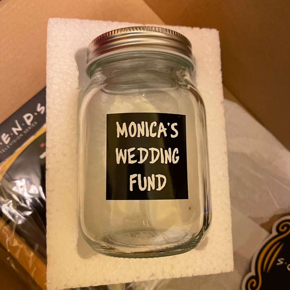 Monica’s wedding mason jar
